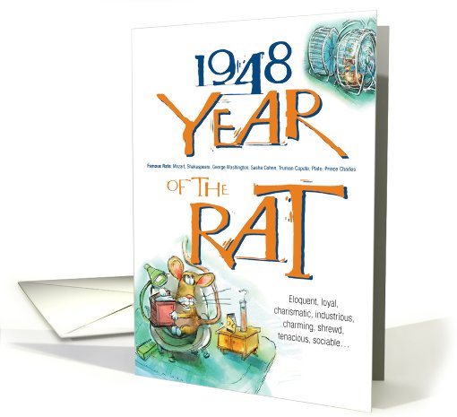 1948 Facts : Year of the Rat card (479056)