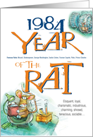 1984 : Year of the Rat card