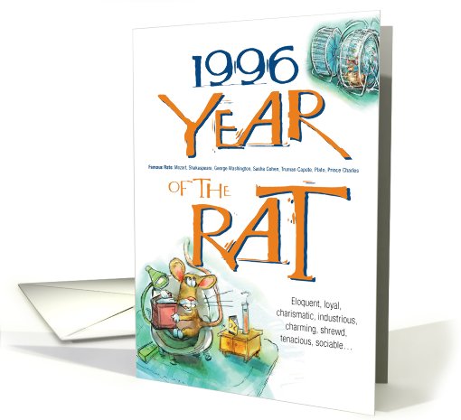 1996 : Year of the Rat card (479061)