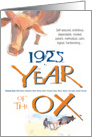 1925 : Year of the Ox card