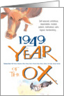 1949 : Year of the Ox card