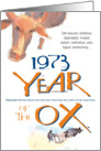 1973 Facts : Year of the Ox card