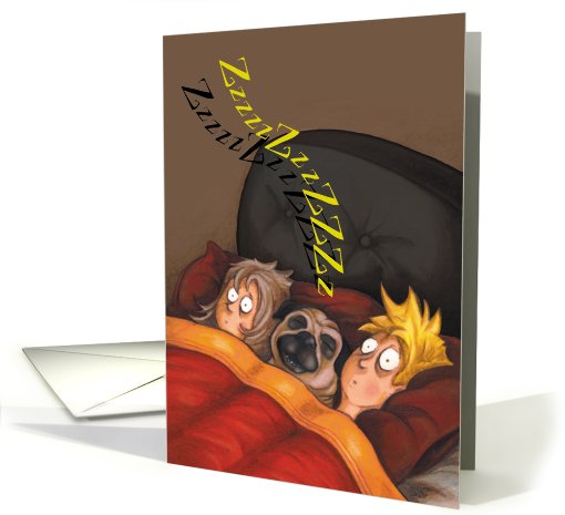 German Birthday with Pug : Geburtstagswnsche card (480699)