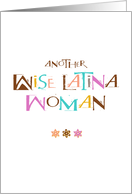 Wise Latina Woman :...