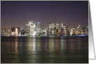 Manhattan by night card
