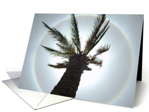 Halo around the sun card (598415)