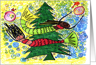 Mermaid Christmas card