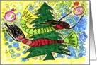 Mermaid Christmas card