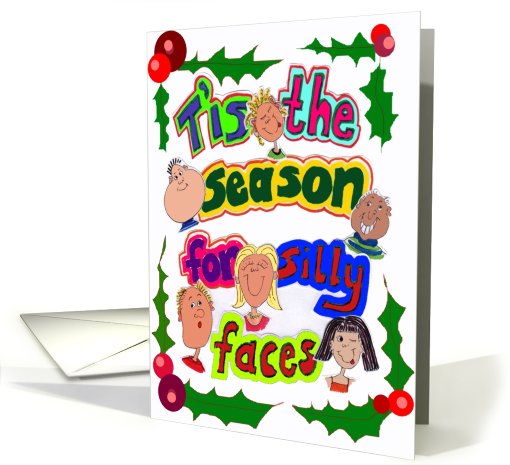 Christmas Silly Faces card (478193)