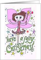 Fairy Christmas card