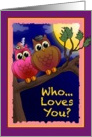 Hope your Valentine’s Day is a Hoot! card