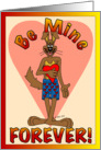 Be Mine Forever Valentine card