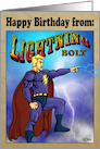 Happy Birthday from a Superhero! card