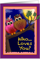 Hope your Valentine’s Day is a Hoot! card