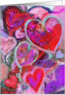 Love on Canvas Valentine Card