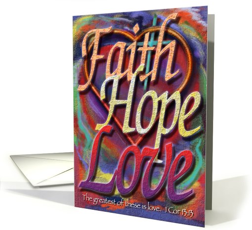 Faith, Hope, and Love card (597136)