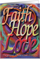 Faith, Hope, and Love card