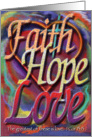 Faith, Hope, and Love card