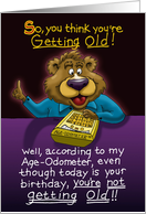 Getting Old, Birthday card