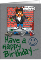 Have a Happy Birthday ... Or else! card