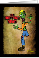 The Hopping Dead, get well soon! card