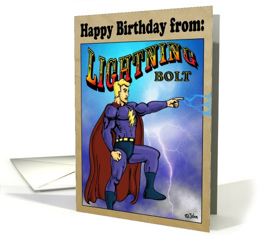 Happy Birthday from a Superhero! card (938916)