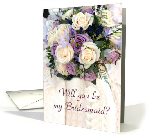 Will you be my bridesmaid, wedding invitations card (495072)