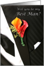 Wedding will you be my best man card