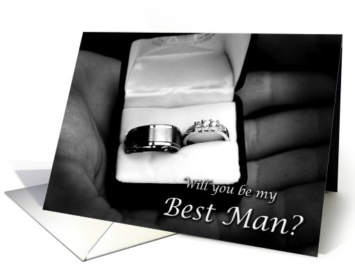 Wedding will you be my best man card (496398)