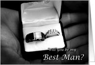 Wedding will you be my best man card