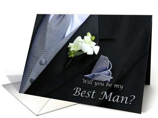 Wedding will you be my best man card (496399)