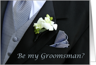 Wedding be my Groomsman card