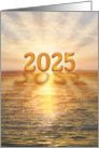 Happy New Year 2025 card