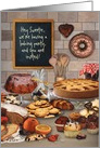 Baking Party Kitchen Invitation card