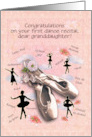 Congratulations on first dance recital (text customizable) card