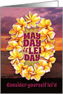 May Day is Lei Day card