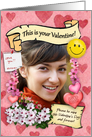 Customizable Valentine’s Frame card