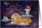 Leo - for Cat Lovers card