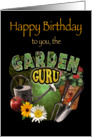 Happy Birthday Garden Guru card