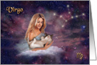 Virgo Birthday - for Cat Lovers card