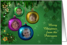 4 Photo Family Christmas card