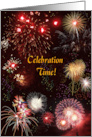 Fireworks Party Invitation card