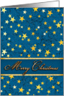 Merry Christmas Stars card