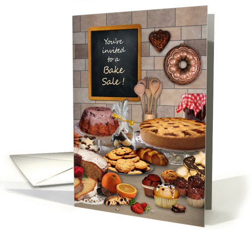 Bake Sale Kitchen Invitation card (1115142)