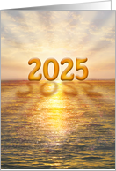 Happy New Year 2025 card