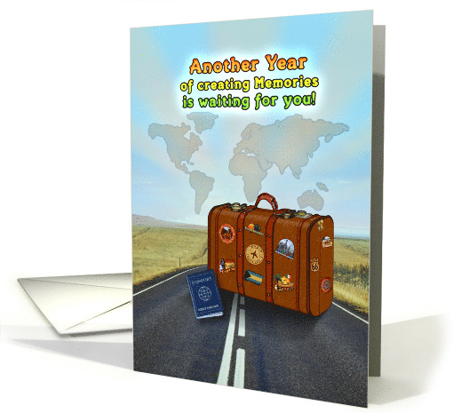 Another Year of Creating Memories Traveler Birthday card (1695900)