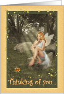 Thinking of you - Fairy card