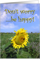 Don’t worry, be happy! card