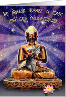 Cat-enlightenment card