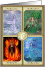 4 Elements Spirits card